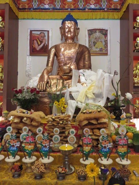 Losar Buddha Offerings